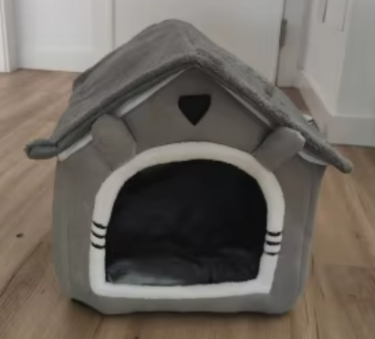 Casita Acogedora para Mascotas con Cojín Extraíble